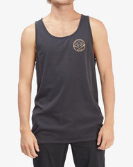 Rotor Diamond Wave Washed Tank Top