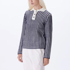 SYLVIE POLO SWEATER