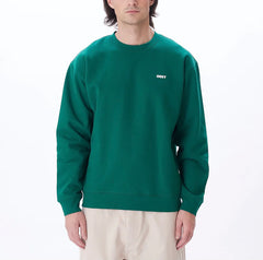 Obey Bold Crew Sweatshirt - Aventurine Green