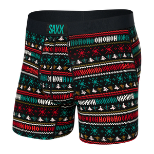 ULTRA SUPER SOFT Boxer Brief / Holiday Sweater- Black