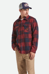 Bowery Arctic Stretch Fleece-  Adrenaline Rush/Mood Indigo Plaid