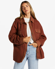 Anytime Shacket Oversized Button-Through Jacket