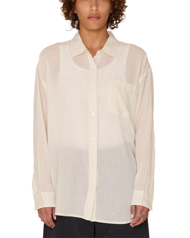 BLYTHE SHEER STRIPE SHIRT
