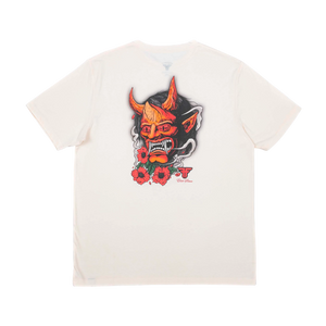 ONI TEE ELLIOT SOLAN OFF WHITE/RED