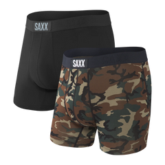 VIBE 2-PACK SUPER SOFT Boxer Brief / Black/Wood Camo