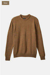 JACQUES WAFFLE KNIT SWEATER - TIGER'S EYE