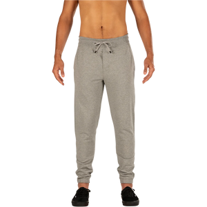 DOWN TIME PANT - GREY HEATHER