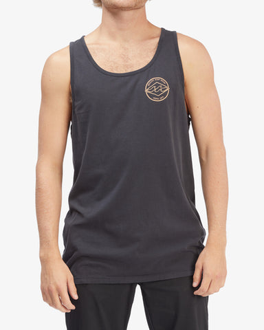 Rotor Diamond Wave Washed Tank Top