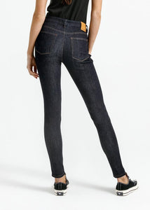 PERFORMANCE DENIM MID RISE SKINNY - HERITAGE RINSE