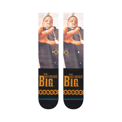 THE NOTORIOUS BIG X STANCE THE KING OF NY CREW SOCKS
