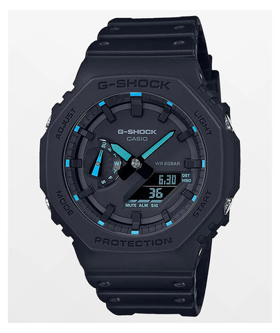 G-Shock GA2100-1A2 Black & Blue Digital & Analog Watch