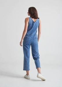 PERFORMANCE DENIM JUMPSUIT